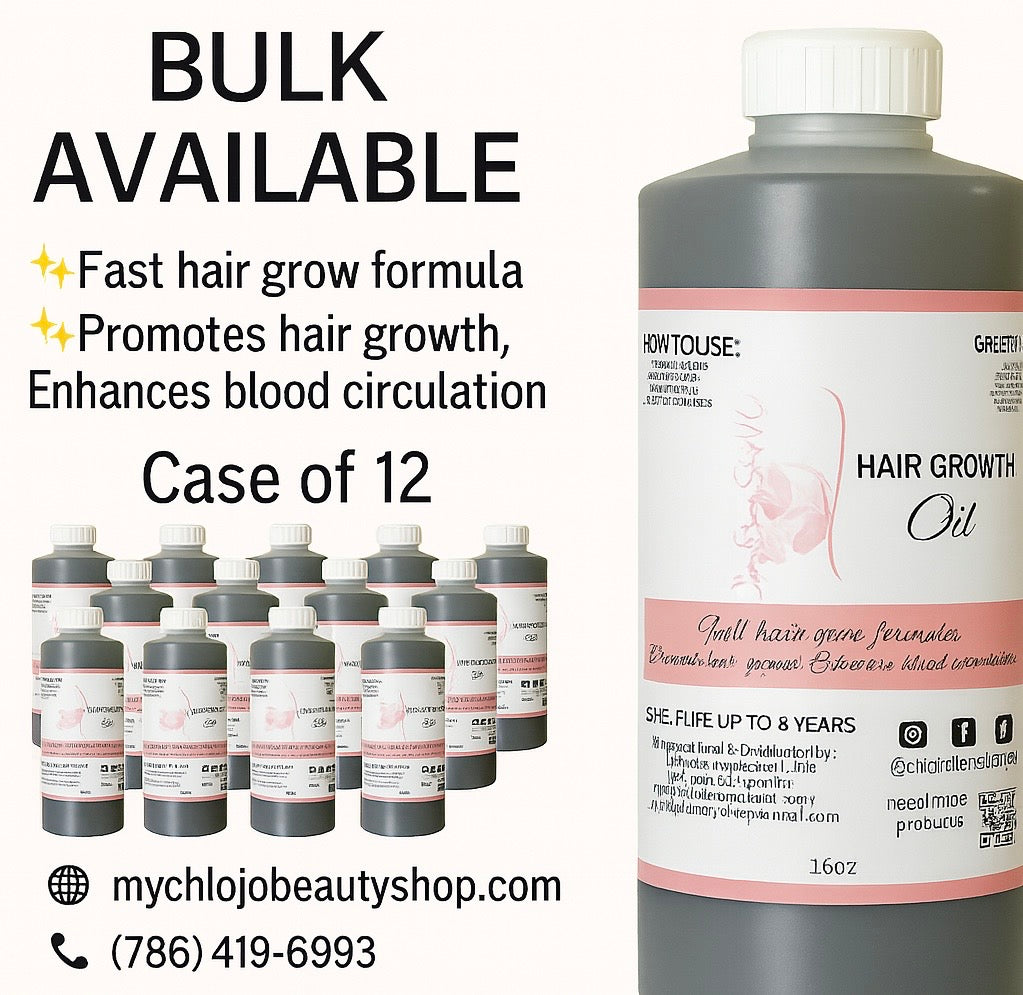HAIR GROWTH OIL 16oz (Whole Case,Kès 12 bottles) – Best Value