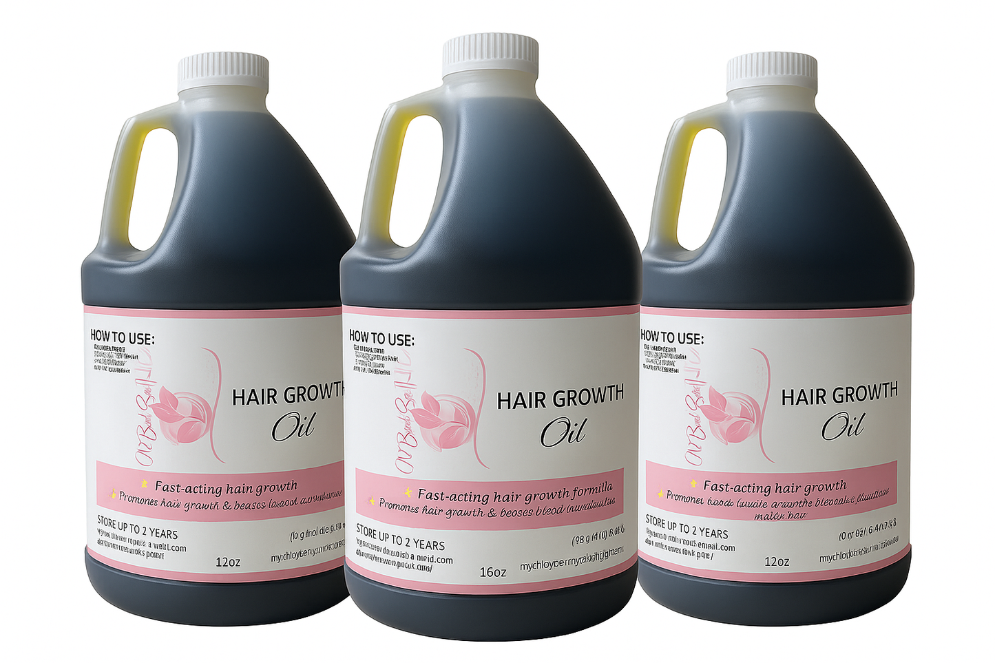 HAIR GROWTH OIL 128oz (Whole Case,Kès 3 Gallon) – Best Value