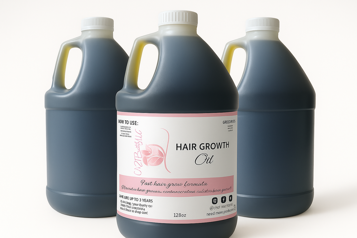 HAIR GROWTH OIL 128oz (Whole Case,Kès 3 Gallon) – Best Value