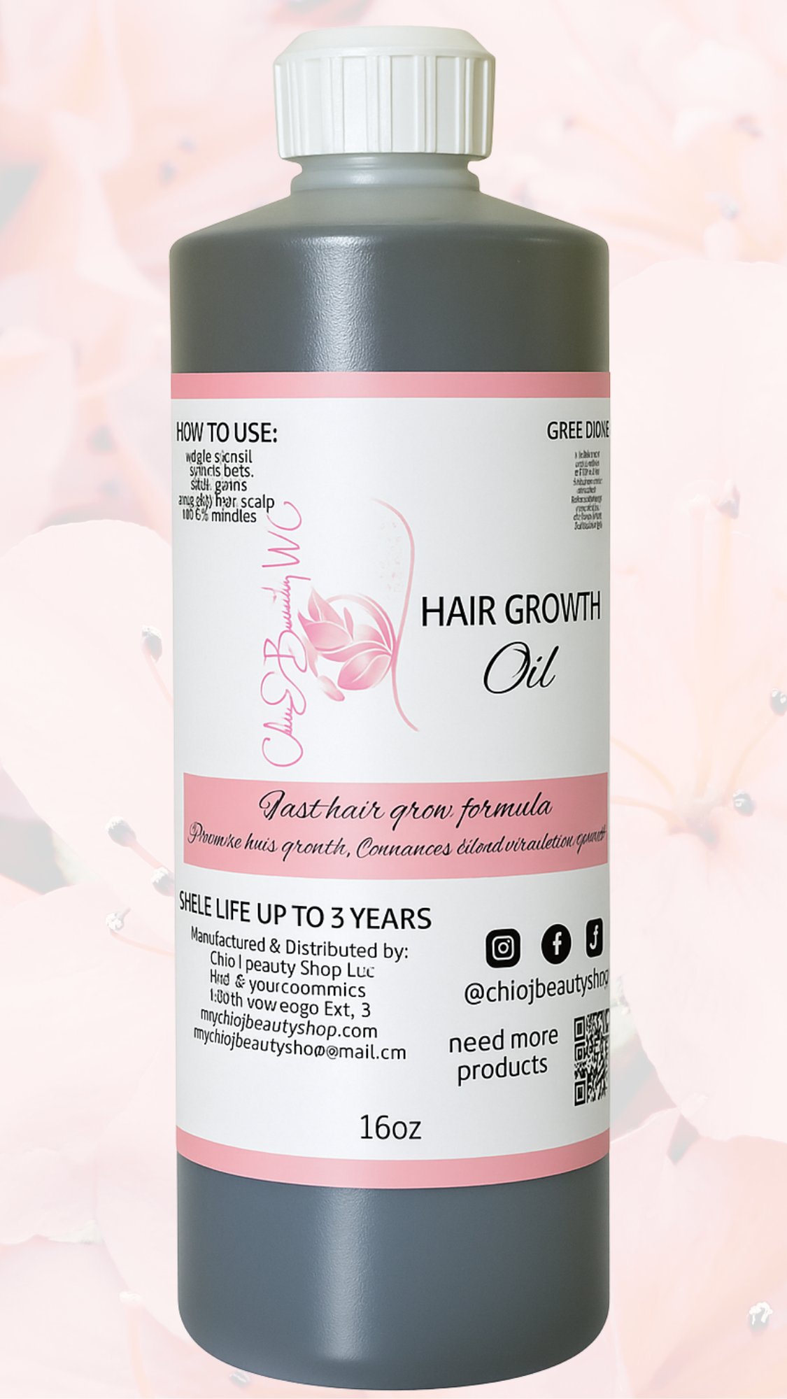 Hair Growth Oil 16oz