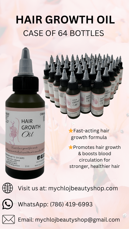 HAIR GROWTH OIL 2oz (Whole Case,Kès of 64 bottles) – Best Value